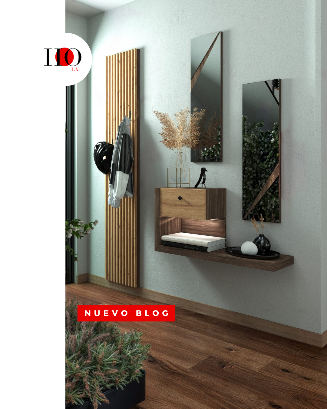 Diseño y Orden para Tu Hogar en Noviembre: Descubre el Recibidor H-128/N de la Colección Hola